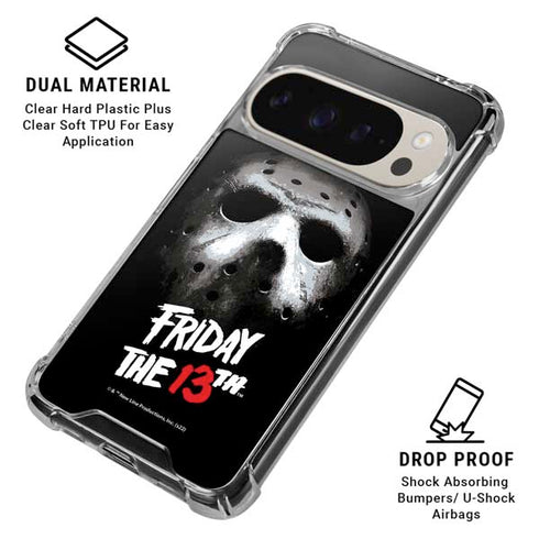 Warner Bros Friday the 13th Jason Voorhees Pixel 9/9 Pro Clear Case